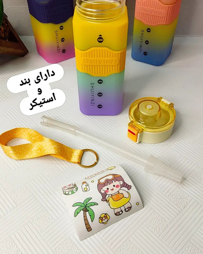 بطری آب مکعبی