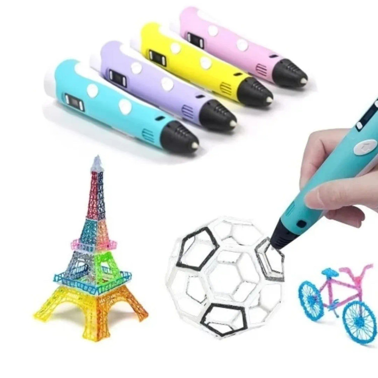 قلم سه بعدی حرارتی جادویی نسل ۳ مدل 3D pen-3