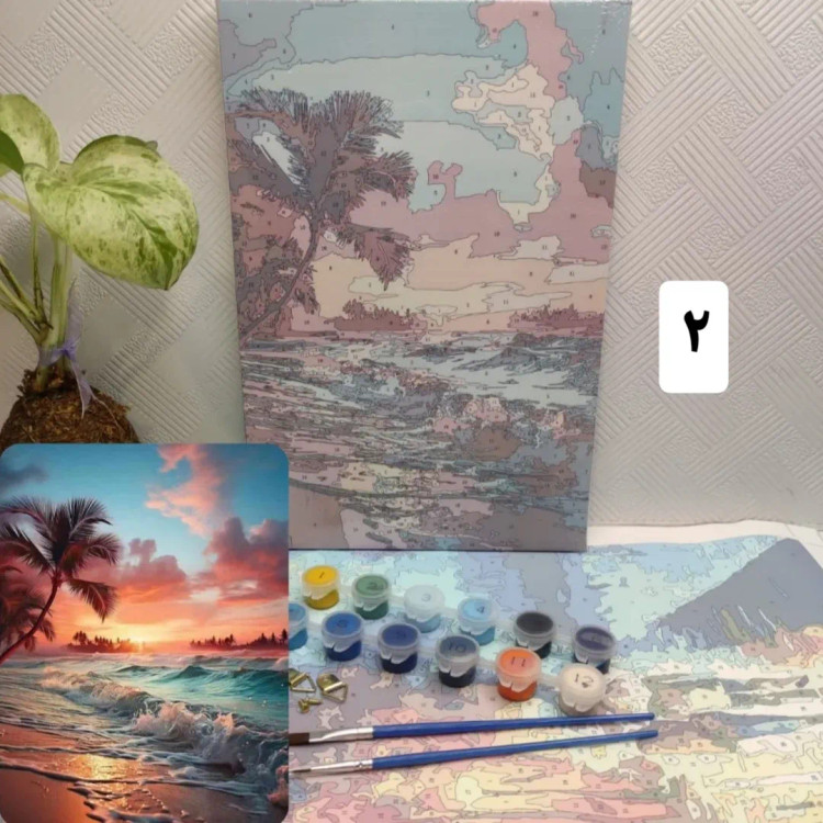 نقاشی آبرنگی شماره ای ۲۰×۳۰