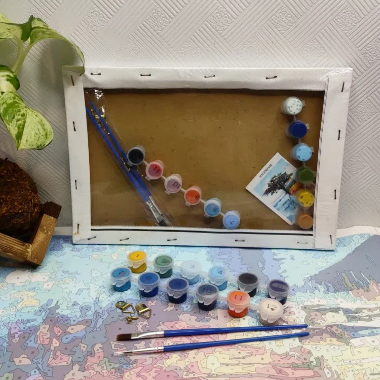 نقاشی آبرنگی شماره ای ۲۰×۳۰