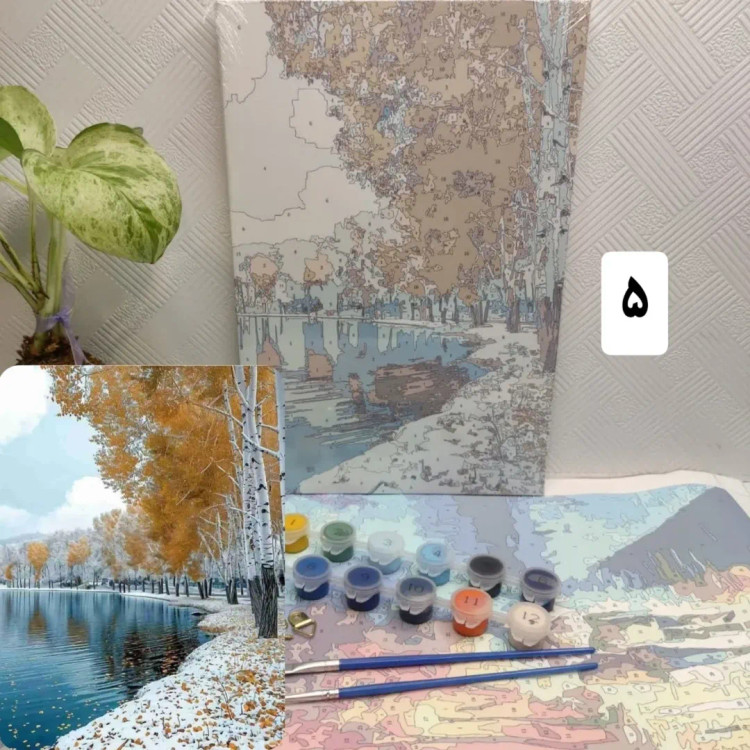 نقاشی آبرنگی شماره ای ۲۰×۳۰