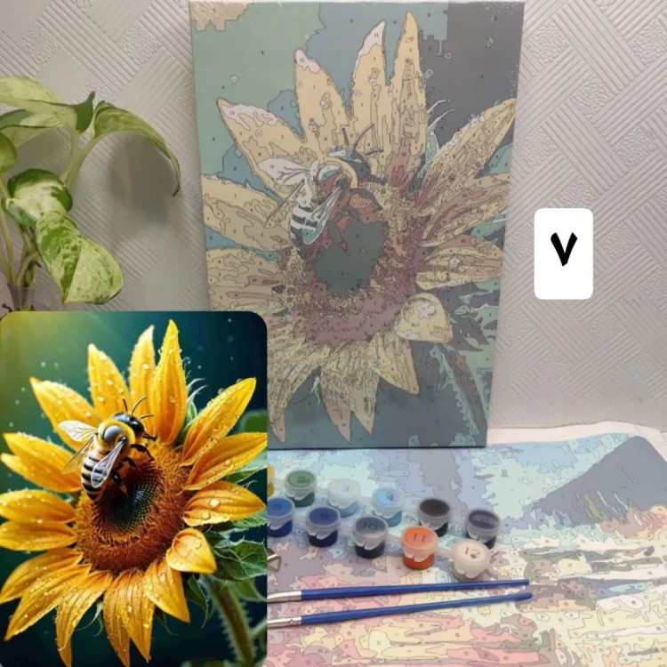 نقاشی آبرنگی شماره ای ۲۰×۳۰