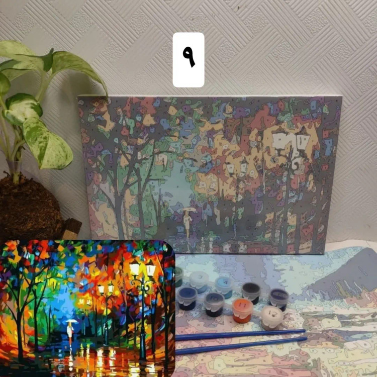 نقاشی آبرنگی شماره ای ۲۰×۳۰
