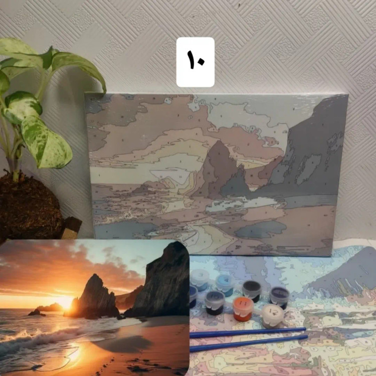 نقاشی آبرنگی شماره ای ۲۰×۳۰