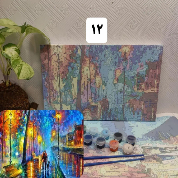 نقاشی آبرنگی شماره ای ۲۰×۳۰