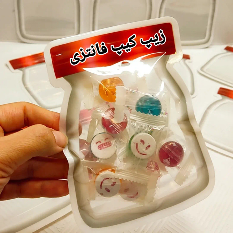 زیپ کیپ فانتزی طرح شیشه