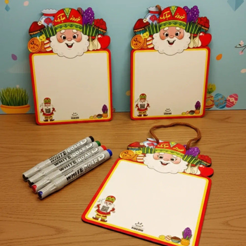 تخته وایب برد بارکد دار نوروزی سایز آ۵