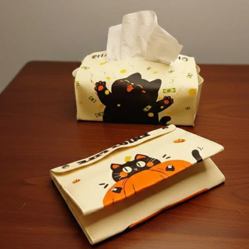 جا دستمال کاغذی فانتزی طرح گربه