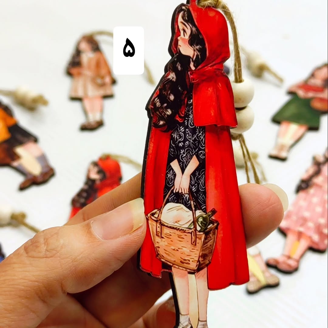 آویز کیف چوبی