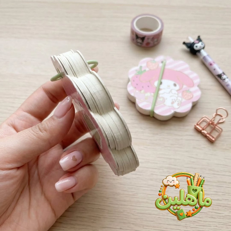 دفترچه یادداشت برش خورده طرح ملودی